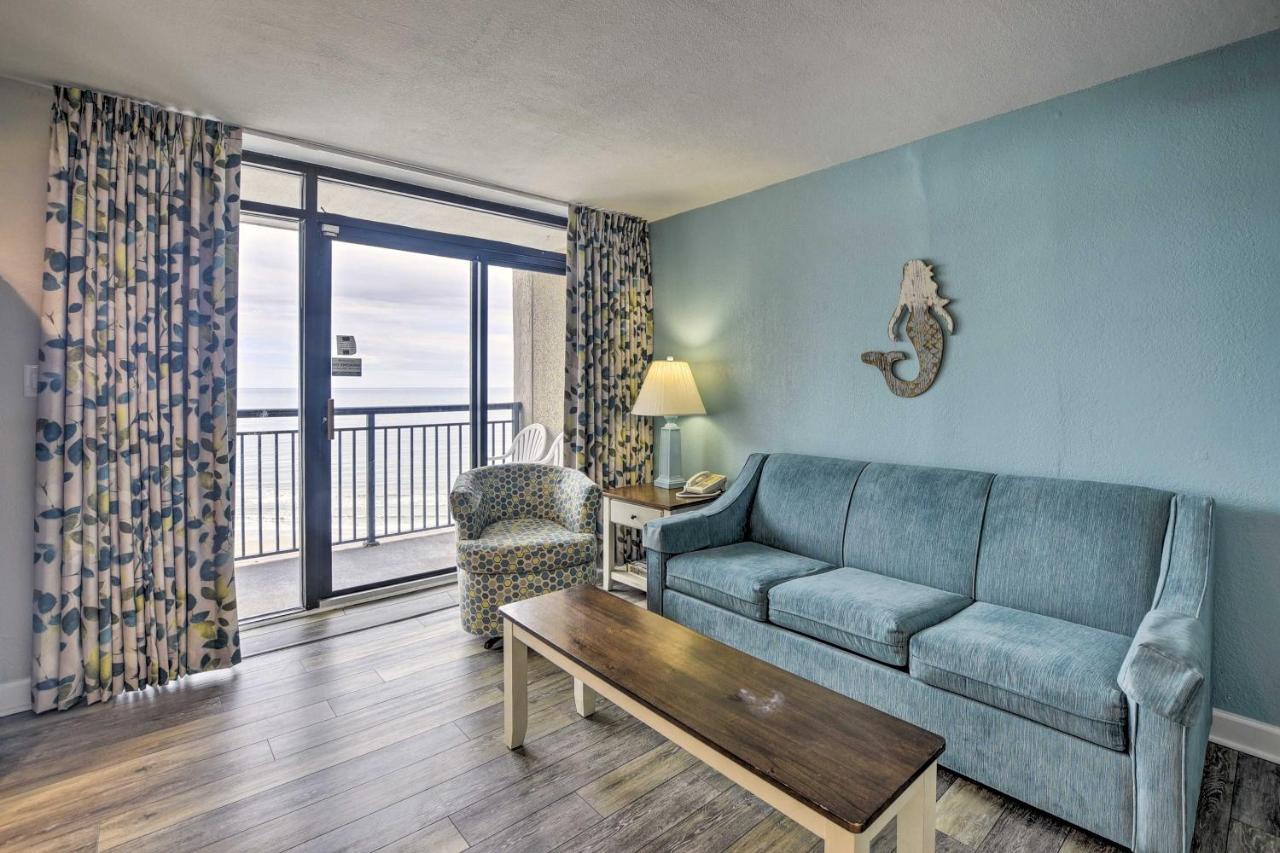 Oceanfront North Myrtle Beach Condo With Views! Kültér fotó