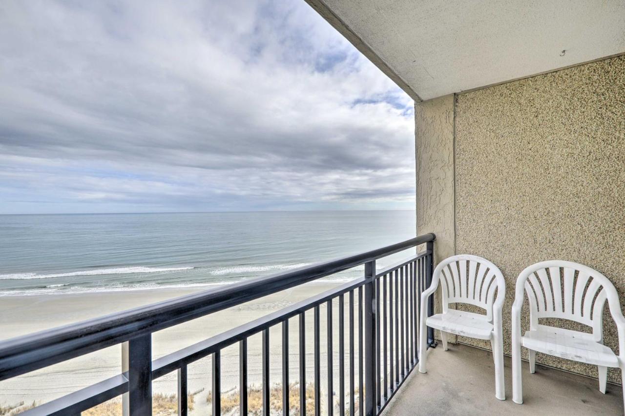 Oceanfront North Myrtle Beach Condo With Views! Kültér fotó