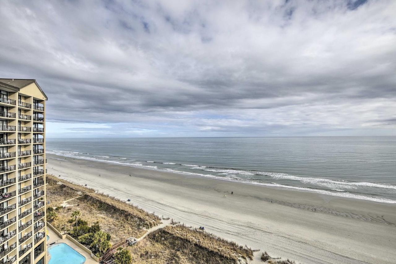 Oceanfront North Myrtle Beach Condo With Views! Kültér fotó