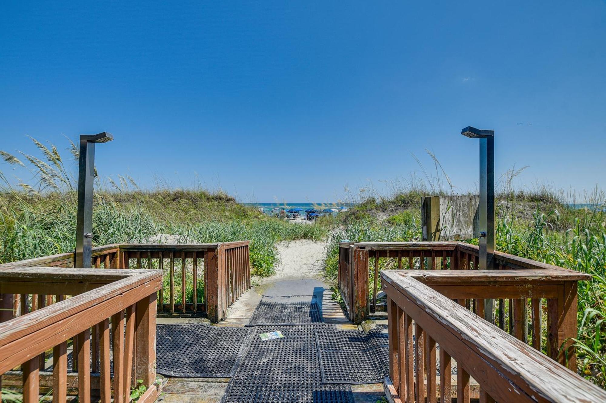 Oceanfront North Myrtle Beach Condo With Views! Kültér fotó
